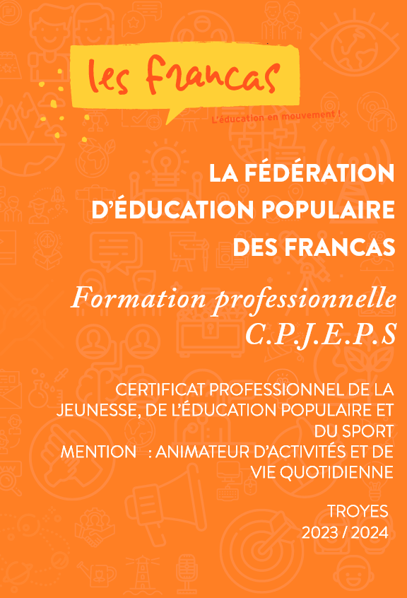 Plaquette de présentation CPJEPS Troyes 23-24